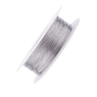 304 Stainless Steel Single Strand Hard Wire for Crafting and Shaping, High Elasticity