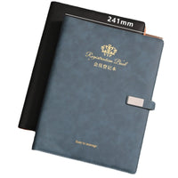 A4 Loose-Leaf VIP Customer Record Book with Pen