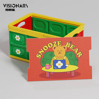 Car Trunk Organizer Box, Foldable Storage Bin for Vehicle, Camping and Outdoor Use