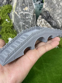 Miniature Chinese Arch Bridge Ornament for Garden and Landscape Decor
