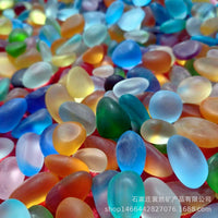 Frosted Sea Glass Pebbles for DIY Crafts and Decoration