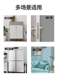 Silicone Door Handle Wall Protector - Self-Adhesive Anti-Collision Pad for Refrigerator, Cabinet, Headboard, and Walls