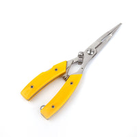Aluminum Alloy Fishing Pliers with Lanyard, Multi-functional Split Ring Pliers, Hook Remover, Fish Gripper, Line Cutter, Portable Fishing Tool