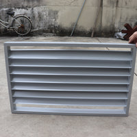 Aluminum Alloy Louvered Air Conditioner Cover for Outdoor Units, Ventilation and Protection