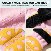 Pet Anti-Slip Anti-Scratch Dog Socks for Medium to Large Dogs, Indoor Quiet Paw Protectors