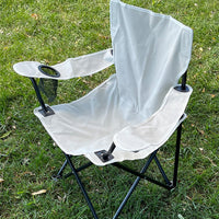 Portable Folding Fishing Chair with Armrests and Backrest for Outdoor Camping Picnic Sketching