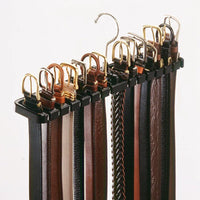 Multi-functional Belt Hanger with 14 Hooks for Ties, Scarves, and Belts