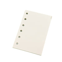 Double-Sided Release Paper Notebook Refill Pages for 6-Hole Binders, Blank Detachable Planner Inserts