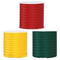 1cm Satin Bias Tape Trim for Cheongsam and Apparel Edging, Iron-Free Ribbon