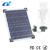 10W Solar Fountain Outdoor Landscape Bird Bath Garden Floating Water Pump Fountain