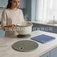 Silicone Honeycomb Heat Resistant Pot Holders and Trivets Set - Food Grade, Non-Slip, High Temperature