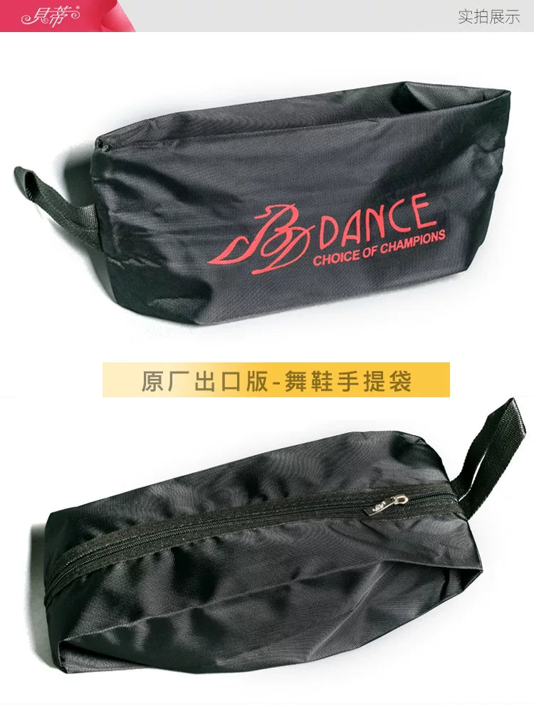 BDdance Portable Zippered Dance Shoe Storage Bag for Latin Ballet