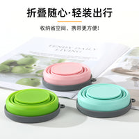 Collapsible Silicone Travel Cup Portable Folding Water Bottle for Outdoor Activities
