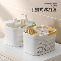 Portable Shower Caddy Basket with Drainage Holes for Bathroom and Dorm