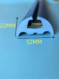 Blue White U-Type B-Type Anti-Collision Strip Marine Dock Fender Rubber Strip for Yachts Fishing Boats Speedboats PVC Shock Absorption