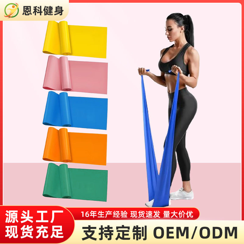 Eco-Friendly Latex Resistance Bands for Yoga, Fitness, and Stretching