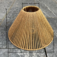 Handwoven Bohemian Lampshade for Table Lamps - Nordic Style Decorative Light Cover for Bedroom & Living Room
