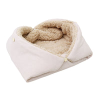 Foldable Reversible Pet Sleeping Bag Mat for Cats and Small to Medium Dogs, Warm Plush Thickened Pet Bed