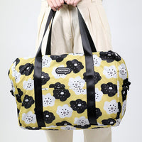 Japanese-Style Foldable Travel Duffel Bag with Trolley Sleeve, Large Capacity Storage for Luggage