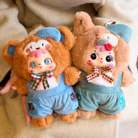 San Xiaomao Pet Cafe Plush Blind Box Toy Set with Changeable Clothes and Bag Charm
