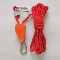 Windproof Reflective Guy Rope with Pulley Adjuster for Outdoor Camping Tents and Tarps
