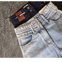 Plus Size High Waist Ripped Denim Shorts for Pear Shape Figures
