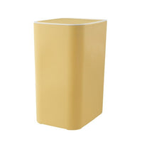 2026 New Japanese Style Press-Type Trash Can with Lid for Narrow Spaces, Bathroom, Home, Plastic Waste Bin