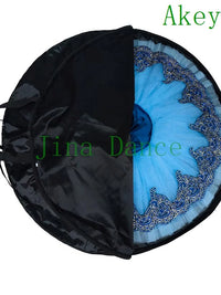 Professional Ballet Tutu Dance Costume Storage Bag, Portable Double Shoulder