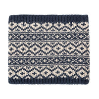 Fleece Lined Knitted Neck Warmer for Winter, Unisex Thermal Scarf