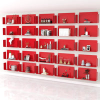 Wall-Mounted Iron Art Storage Shelf for Living Room, Bedroom, Balcony