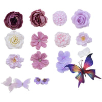 DIY Hanfu Hairpin Flower Material Kit for Photography and Crafting
