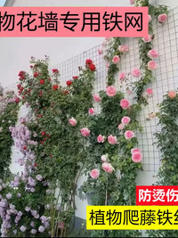 Garden Plant Climbing Net for Roses and Vines, Trellis Support Mesh for Outdoor Wall Climbing