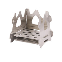 Outdoor Portable Stainless Steel Folding Wood Burning Camping Stove for BBQ and Cooking