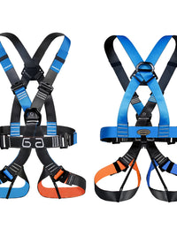 Xinda Full Body Climbing Harness for Adults and Children, Via Ferrata and Adventure Park Safety Gear