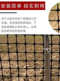 Galvanized Steel Fence Posts for Livestock and Wire Mesh Fencing, Thickened Pointed Design