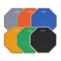 8-inch Silent Practice Drum Pad Rubber Drumming Pad for Beginners Drum Set Mute Pad Percussion Board