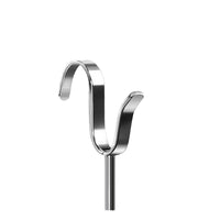Solid Stainless Steel Extendable Laundry Pole with Hook for Balcony and Home Use