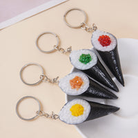 Japanese Simulation Sushi Keychain Ornament for Restaurants and Gifts