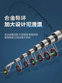 Portable Telescopic Lure Fishing Rod and Reel Combo Set