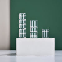 MS Acrylic Stackable Cosmetic Cream Jars for Travel, Multi-layer Refillable Face Cream Containers