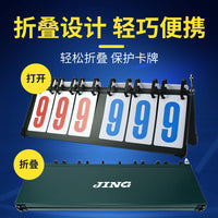 Multi-Sport Flip Scoreboard for Basketball, Soccer, Table Tennis, and Billiards