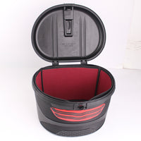 Electric Bicycle Basket with Lock and Lid, Dustproof Plastic Front Basket for Bikes