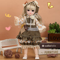 BJD Doll Forest Series 30cm Princess Doll with Clothes and Accessories