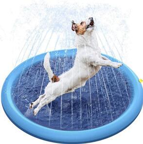 Foldable PVC Pet Sprinkler Pad Dog Bathing Pool