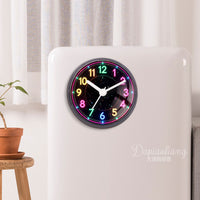 Waterproof Suction Cup Wall Clock for Bathroom and Living Room, Silent Quartz Movement, Fog-Resistant
