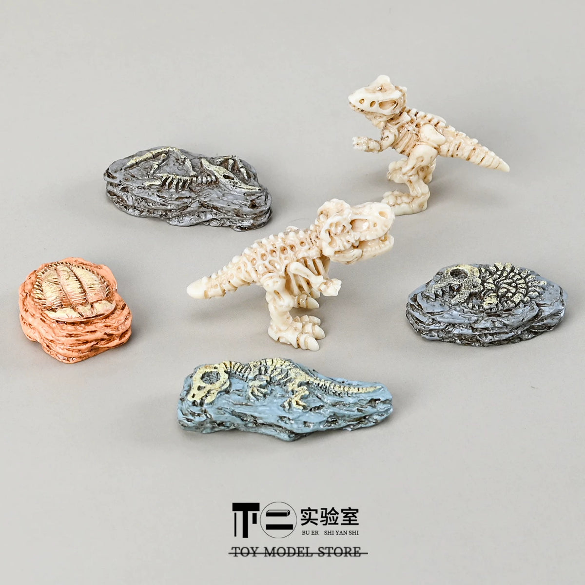 Dinosaur Fossil Blind Bag Miniatures - Tyrannosaurus Rex Animal Micro Landscape Ornaments for Kids