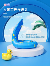 Kids' Inflatable Swim Vest with Arm Floats - Anti-Flip Design for Ages 6+
