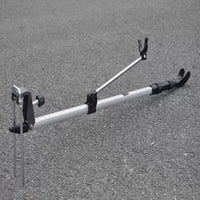 Aluminum Alloy Telescopic Fishing Rod Holder Ground Insert Bank Fishing Stand