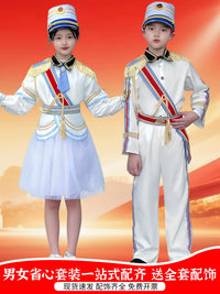 Children's Flag Bearer Performance Uniform for School Ceremonies and Marching Bands