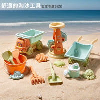 Kids Beach Sand Toy Set with Shovel and Bucket for Outdoor Play